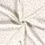 Baumwolljersey kleine Maiblümchen- creme