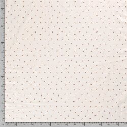 Baumwolljersey Konfetti - creme