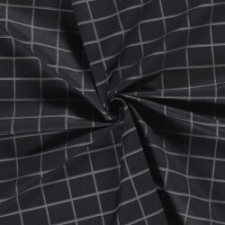 Bengaline Jacquard Kariert - dunkeljeansblau