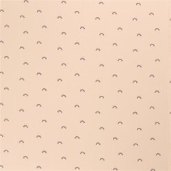 Baumwolljersey Regenbogen soft rosa