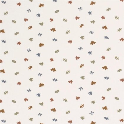 Baumwolljersey PUZZLE - creme
