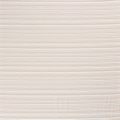 Baumwolljersey bunte Streifen- creme