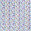 Baumwolljersey bunte Formen - hellblau