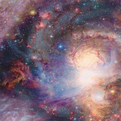 Funktionsjersey Sportswear Digital Galaxis - lavendel