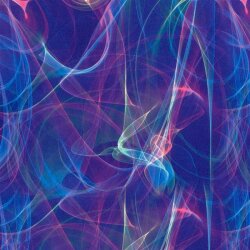 Funktionsjersey Sportswear Digital bunte Lichter - blaulila