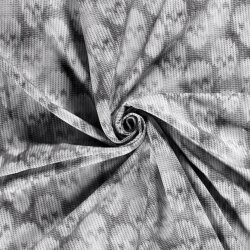 Softshell Digital gestrickte Totenköpfe - stahlgrau
