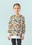 Wintersweat Digital bunte Federn - weiss