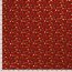 Baumwollpopeline Foliendruck Weihnachtsgeschenke - rot