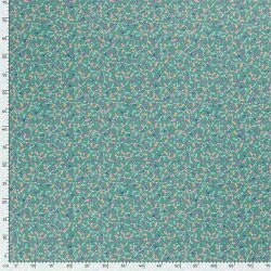 Baumwollpopeline bunte Lichterkette - mint