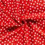 Modestoff Dekostoff Dots - rot/weiss