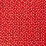 Modestoff Dekostoff Dots - rot/weiss