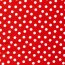Modestoff Dekostoff Dots - rot/weiss