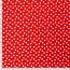 Modestoff Dekostoff Dots - rot/weiss