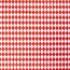 Modestoff Dekostoff Rauten - weiss/rot