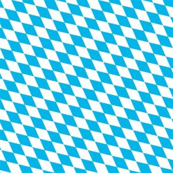 Modestoff Dekostoff grosse Rauten - weiss/blau