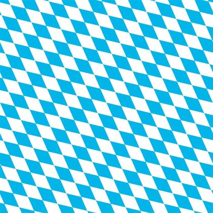 Modestoff Dekostoff kleine Rauten - weiss/blau