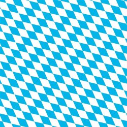 Modestoff Dekostoff kleine Rauten - weiss/blau