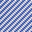 Modestoff Dekostoff kleine Rauten - weiss/blau