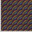 Modestoff Dekostoff Regenbogen Leo - royalblau