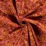 Modestoff Dekostoff Paisley Blumen - orange