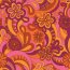 Modestoff Dekostoff Paisley Blumen - orange