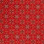 Modestoff Dekostoff Blumenmandala - rot
