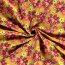 Modestoff Dekostoff 70er Blumen - orange