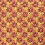 Modestoff Dekostoff 70er Blumen - orange