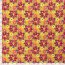 Modestoff Dekostoff 70er Blumen - orange