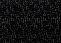 Folienjersey Reptiloptik Uni - schwarz