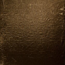 Folienjersey Reptiloptik Uni - gold