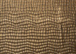 Folienjersey Reptiloptik Uni - gold
