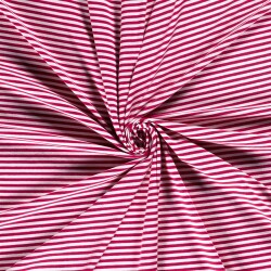 Baumwolljersey   Streifen 5mm - pink