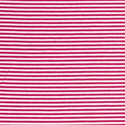 Baumwolljersey   Streifen 5mm - pink