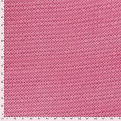 Baumwollpopeline Fächermuster - pink