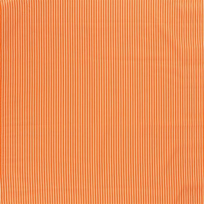 Baumwollpopeline Streifen - orange
