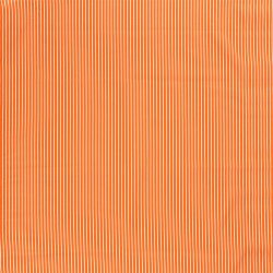Baumwollpopeline Streifen - orange