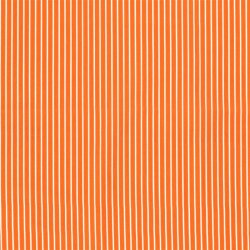 Baumwollpopeline Streifen - orange