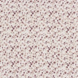 Musselin Digital kleine Blüten - creme