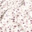 Musselin Digital kleine Blüten - creme
