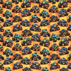 Softshell Digital Monstertrucks - orange