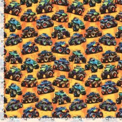 Softshell Digital Monstertrucks - orange