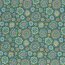 Softshell Digital Mandala-Blumen - meeresgrün