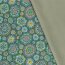Softshell Digital Mandala-Blumen - meeresgrün