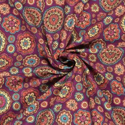 Softshell Digital Mandala-Blumen - pink