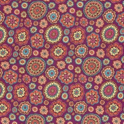 Softshell Digital Mandala-Blumen - pink