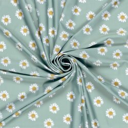 Funktions und Badeanzugstoff LSF50 Recycled Margerite - mint