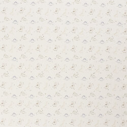 Baumwolljersey süsse Dinos - creme