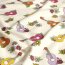 Baumwolljersey Blumengitarren - creme