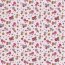 Baumwolljersey Blumenrollschuhe - hellpink